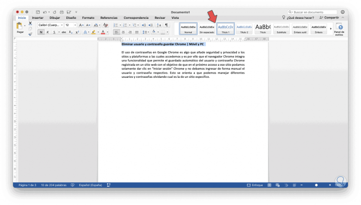 Cómo hacer un Indice en Word Mac | Tabla de contenido  