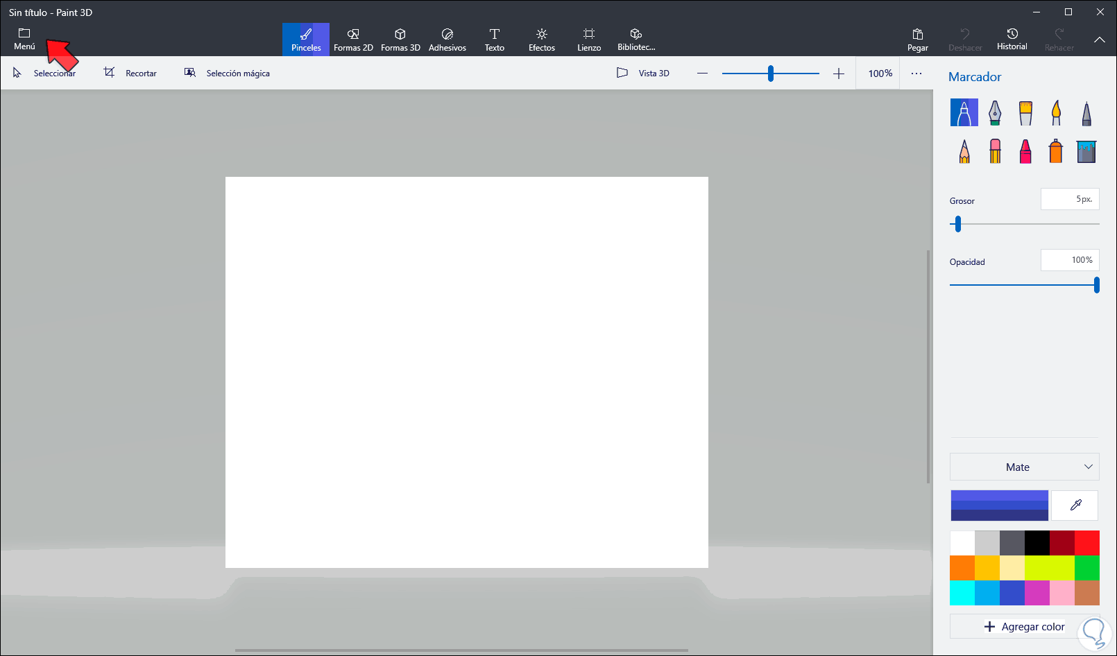 Cambiar tamaño imagen Paint 3D Reducir Solvetic