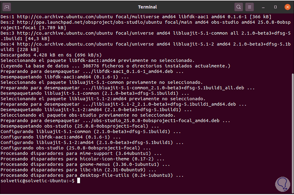 Instalar OBS en Ubuntu 20.04 Solvetic