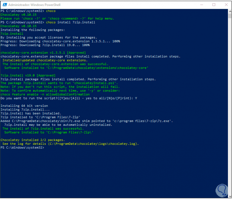 chocolatey install chocolatey install