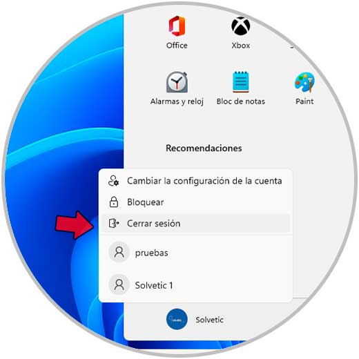 ▷ Cómo Cerrar Sesión Windows 11 ✔️ - Solvetic