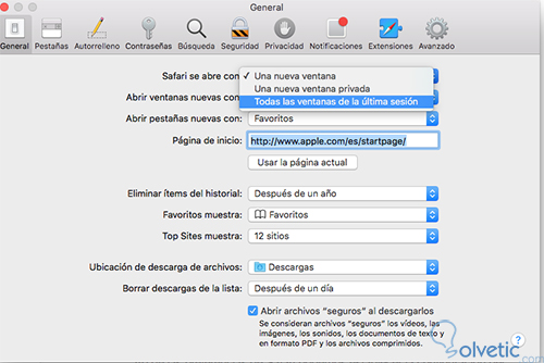 Cómo restaurar ventanas de Safari en Mac