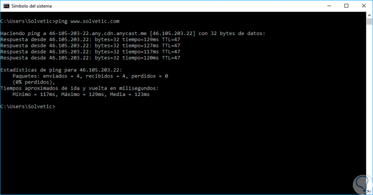 Cómo conocer dirección IP de una página web - Solvetic