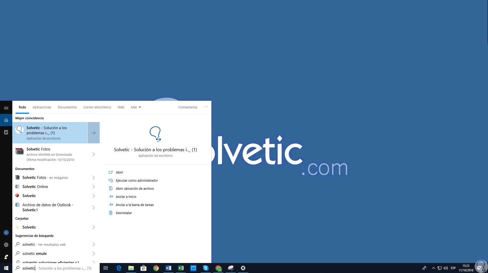 flojo como el desayuno deshonesto Cómo buscar archivos, música, fotos, app y programas en Windows 10 -  Solvetic