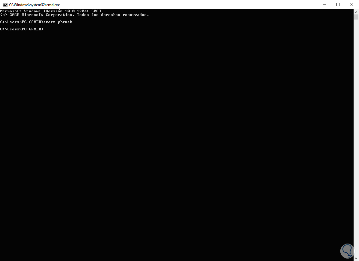 Abrir Panel de control o Paint desde CMD Solvetic