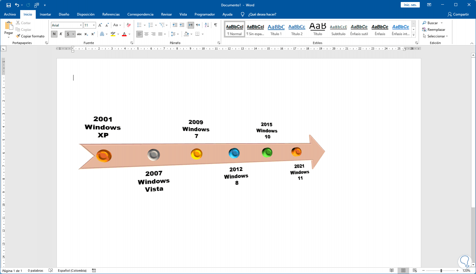 Cómo Hacer En Word Una Línea De Tiempo ️ Solvetic