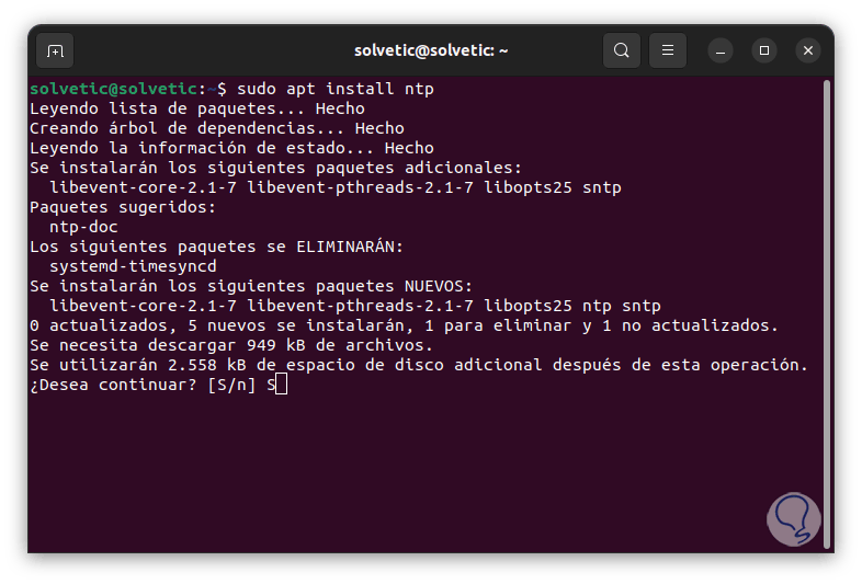 capa lanzamiento Opresor Sincronizar Hora Linux con Servidor NTP ✔️ - Solvetic