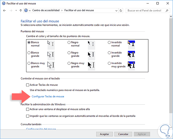 Cómo teclado para mover el ratón Windows 10, 8 ,7 - Solvetic