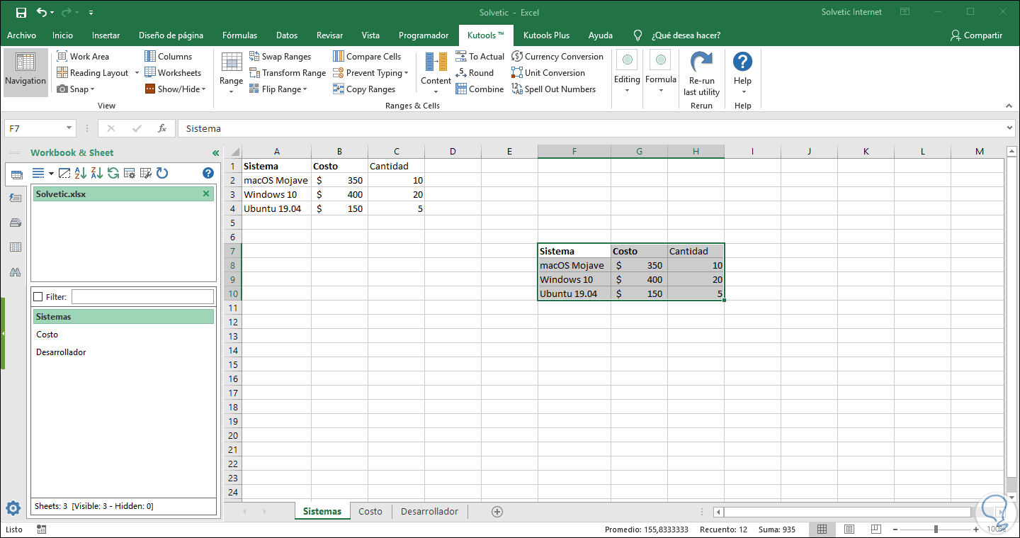 Como Aplicar Una Misma Formula A Varias Celdas En Excel Cómo copiar varias celdas a la vez Excel 2019, 2016 - Solvetic