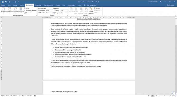 Como Poner Una Hoja En Horizontal En Word Mac