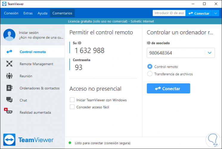 teamviewer free windows 10