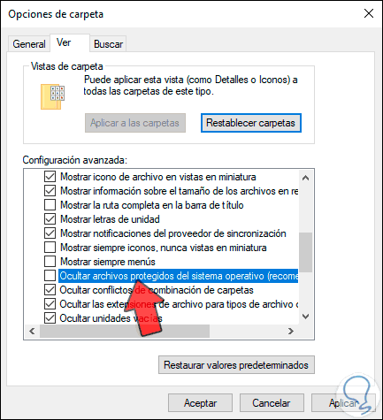 Disparidad Eliminación legal Cómo ver archivos ocultos del sistema Windows 10 - Solvetic