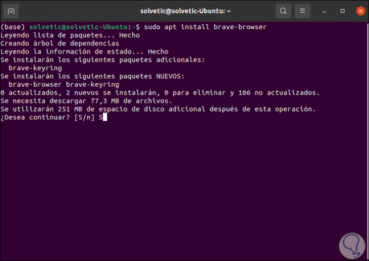Instalar Brave en Ubuntu 21.04 - Solvetic