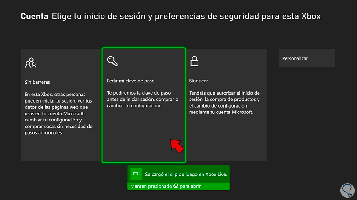 Cómo poner contraseña a Xbox Series X y Xbox Series S Solvetic