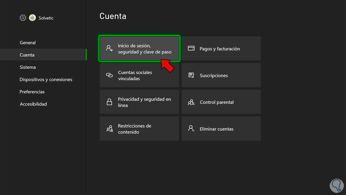 Cómo poner contraseña a Xbox Series X y Xbox Series S Solvetic