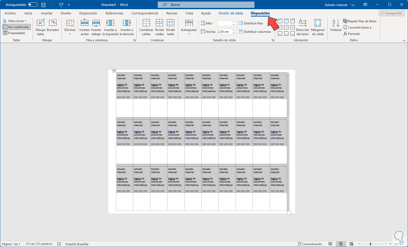 Hacer Etiquetas En Word ▷ Cómo hacer Etiquetas en Word 2021 ✔️ - Solvetic