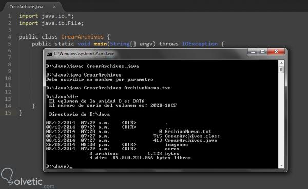 Generando archivos desde Java - Solvetic