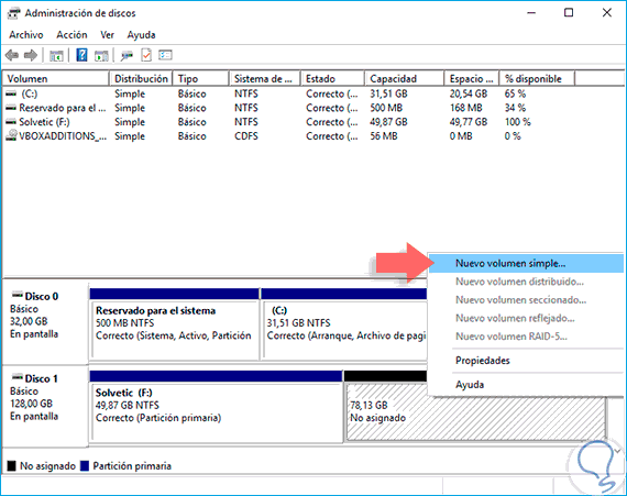 ▷ Particionar disco duro externo Windows 10 ✔️ USB - Solvetic