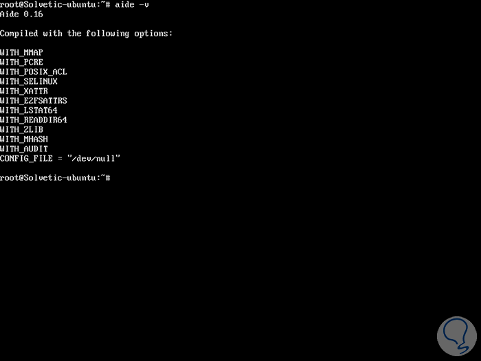 Cómo verificar integridad de archivo o directorio con AIDE en Linux