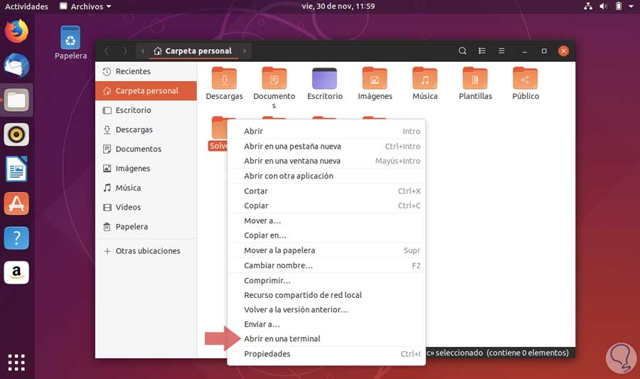 Robar a Pais de Ciudadania de primera categoría Cómo abrir terminal con una carpeta específica en Ubuntu - Solvetic