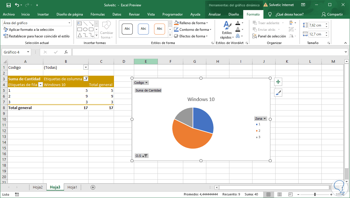 Cómo hacer una tabla dinámica Excel 2019 Solvetic