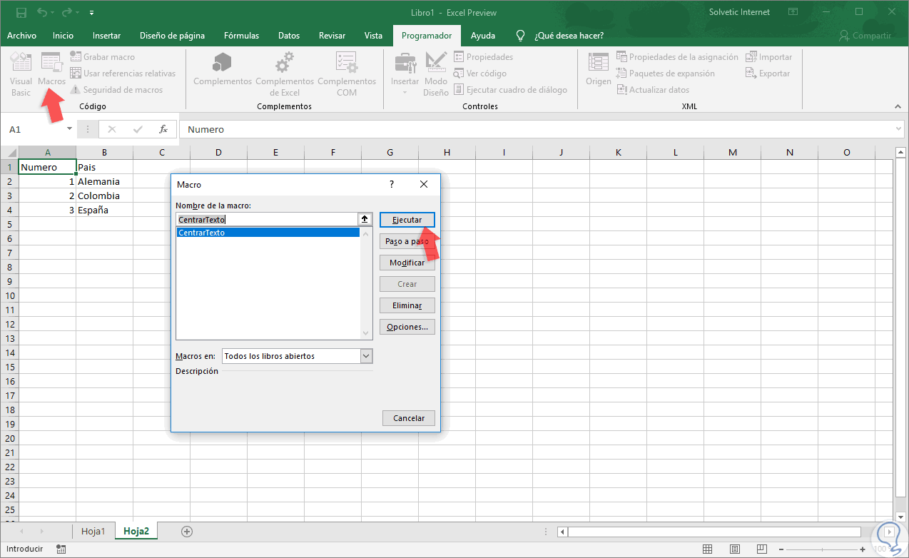 Cómo Hacer Una Macro Excel 2019 2016 Solvetic