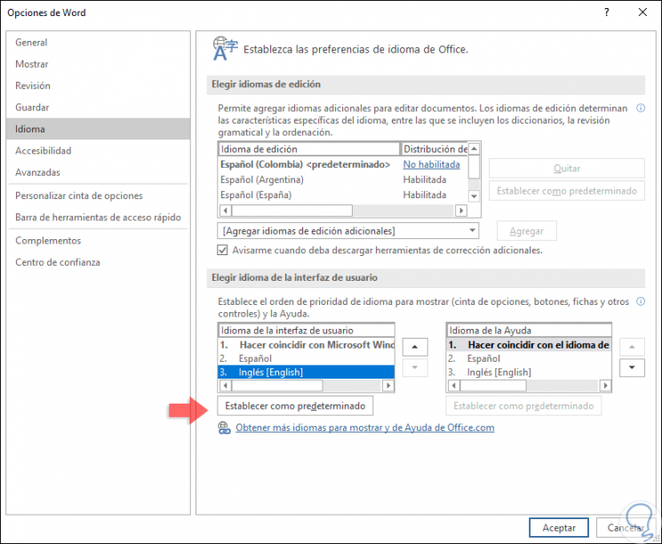 Office 2016 Cambiar Idioma A Español