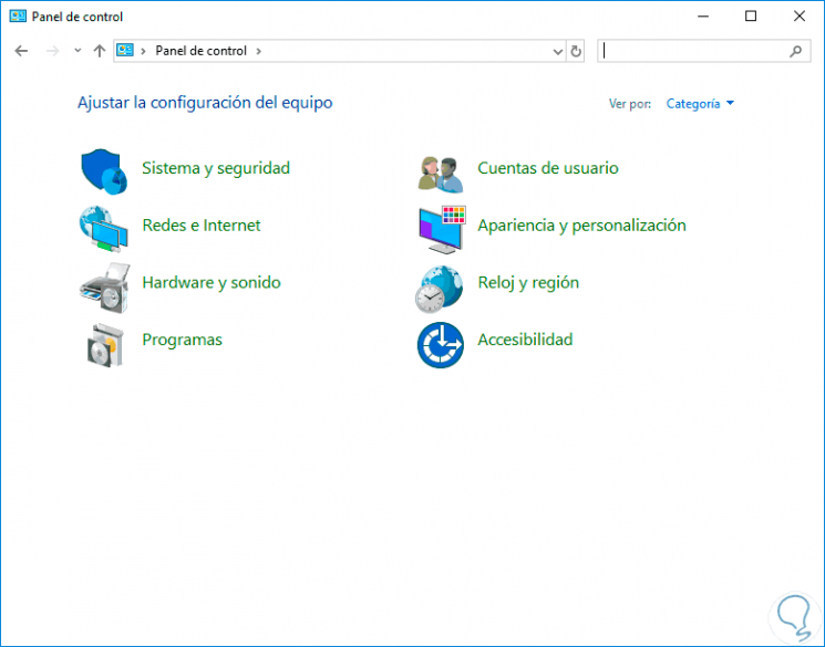 Cómo activar o desactivar Configuración y Panel de control Windows 10 Solvetic