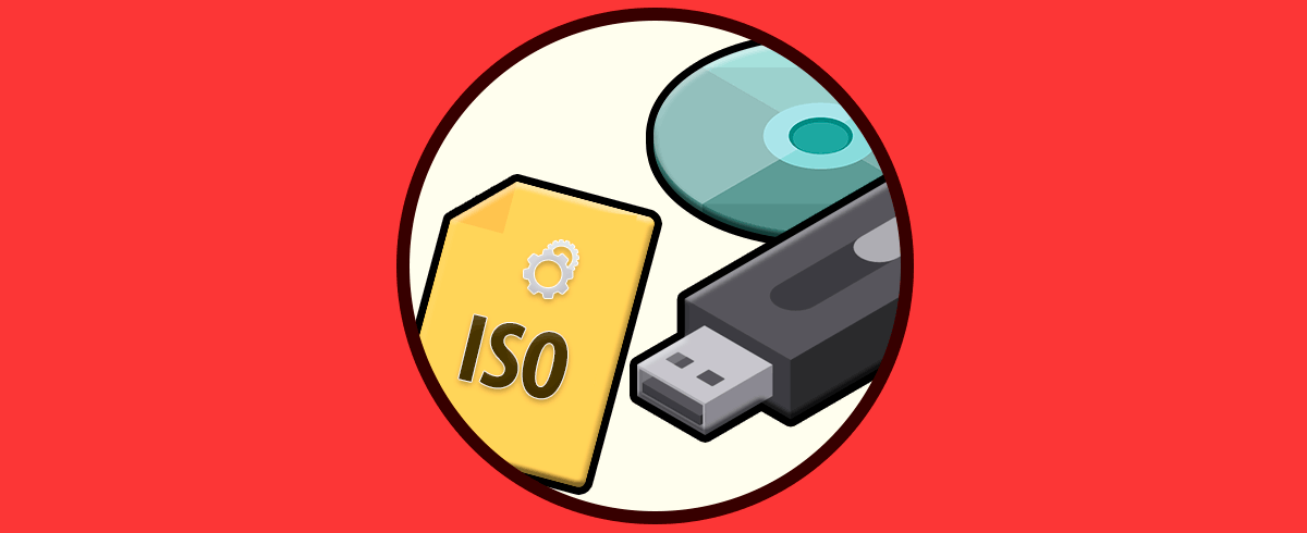 Agente varilla Ejercer Cómo grabar archivo imagen ISO a USB o DVD - Solvetic