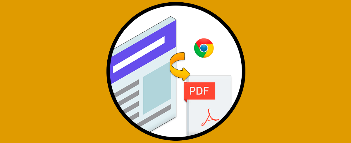Guardar página web como PDF Chrome