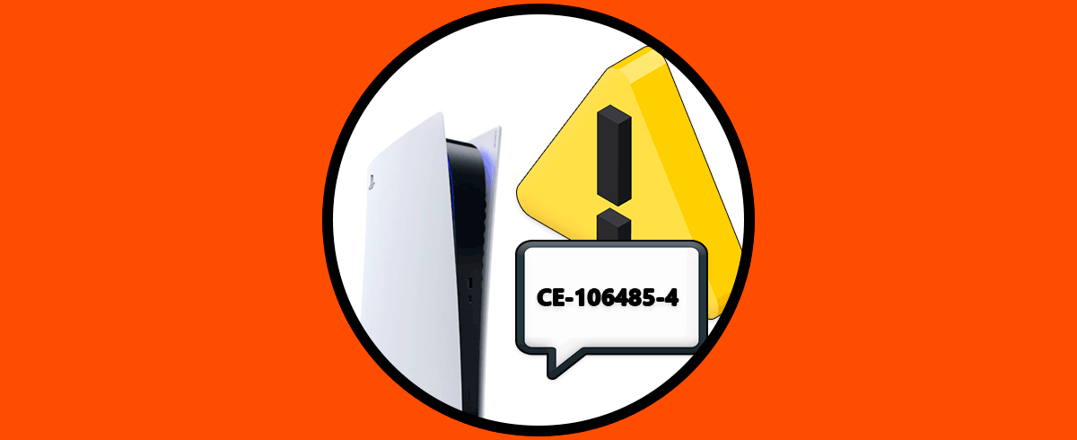 Reparar error PS5 CE-106485-4 | Algo salió mal