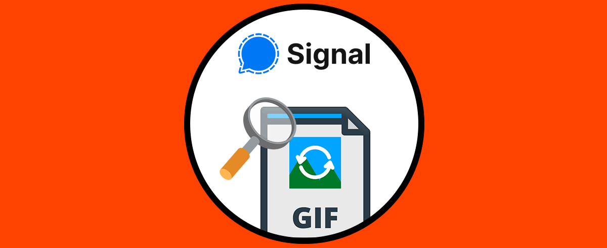 Cómo buscar y enviar GIF Signal