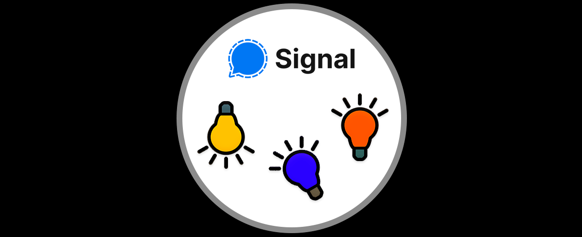 Cómo cambiar color notificaciones Signal