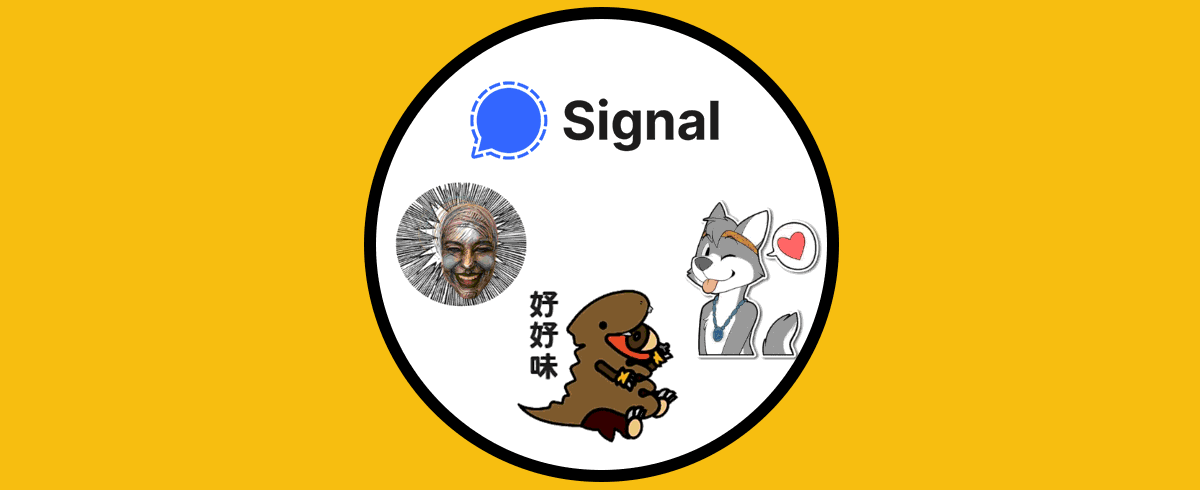 Cómo descargar y usar Stickers en Signal