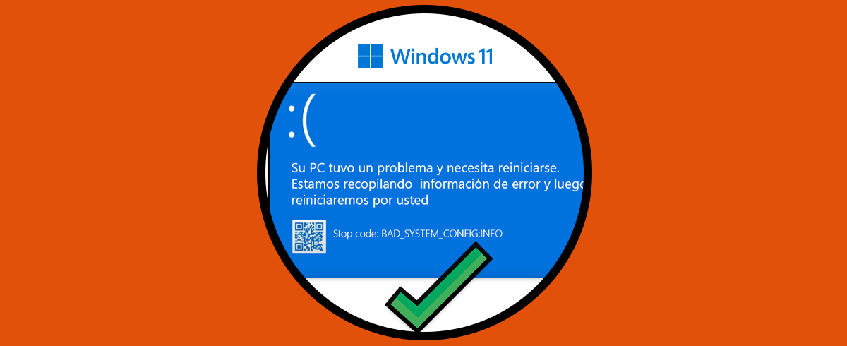 Bad System Config Info Windows 11 | Solución