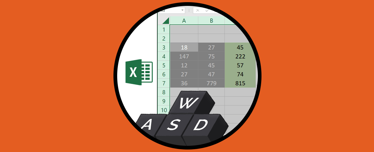 Cómo seleccionar todo en Excel con el teclado
