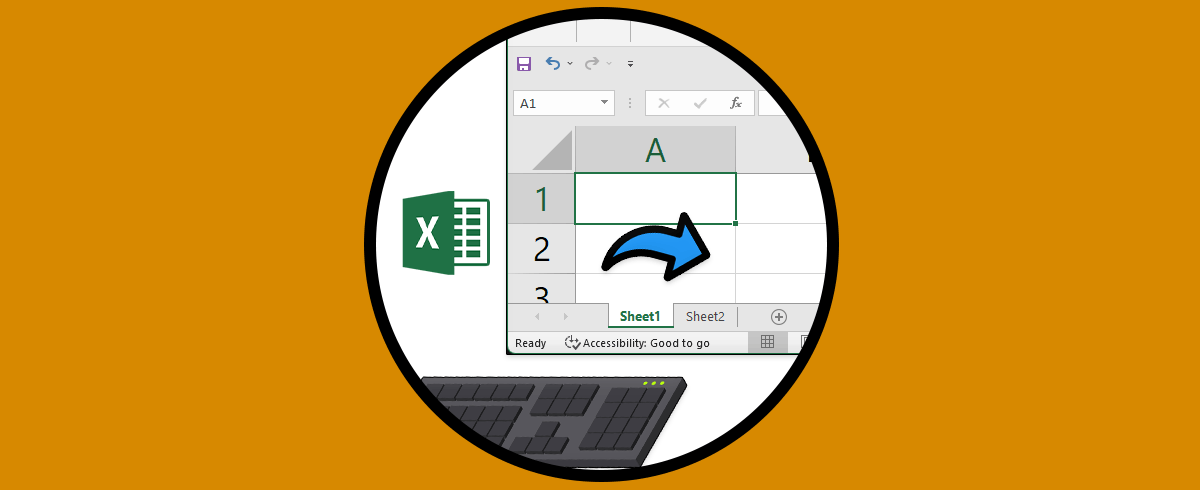 Cómo cambiar de hoja en Excel con el teclado
