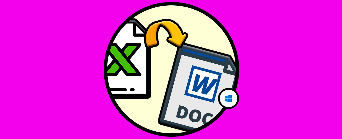 Cómo insertar una hoja de Excel en Word 2016
