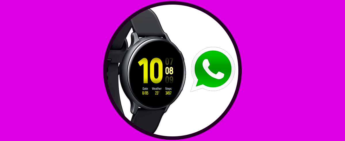 Cómo instalar WhatsApp Samsung Galaxy Watch Active 2