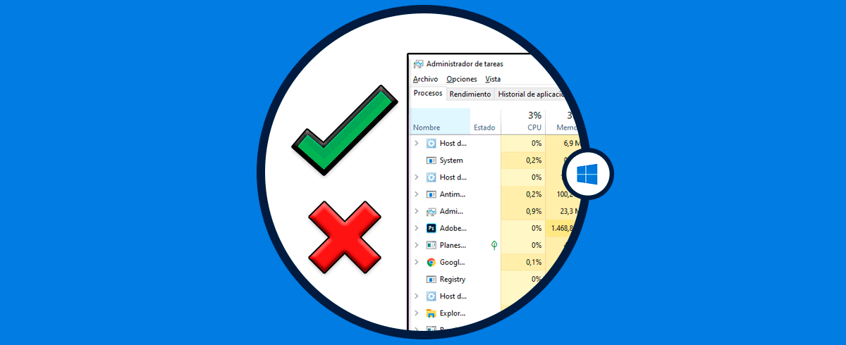 Habilitar o deshabilitar Administrador tareas Windows 10