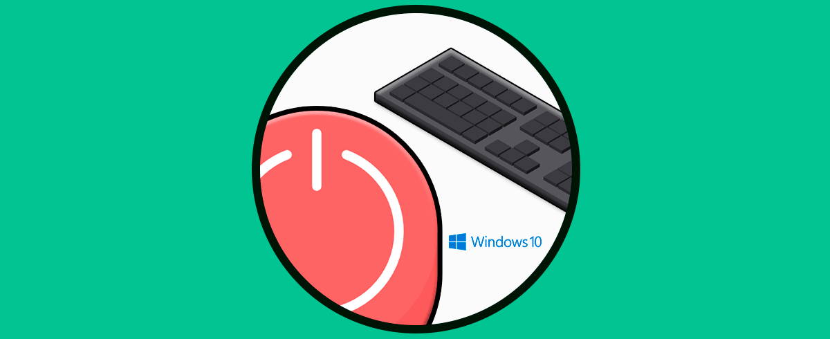 Como apagar Windows 10 desde el teclado