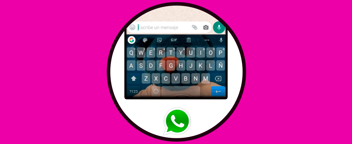 Cómo poner foto en el teclado WhatsApp