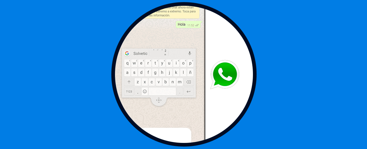 Cómo poner o quitar teclado flotante WhatsApp