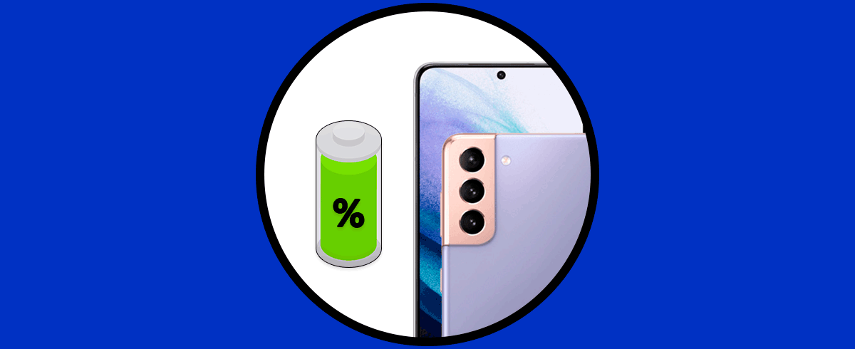Cómo poner el porcentaje de batería en Samsung Galaxy S21, S21 Plus y S21 Ultra