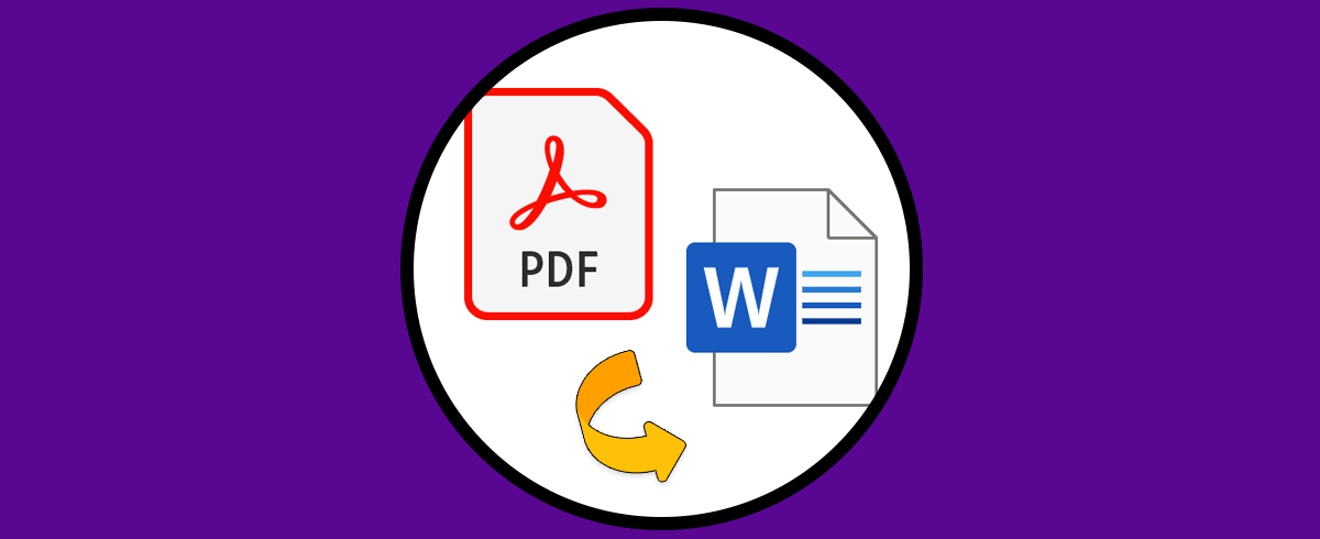 Cómo convertir PDF a Word sin programas