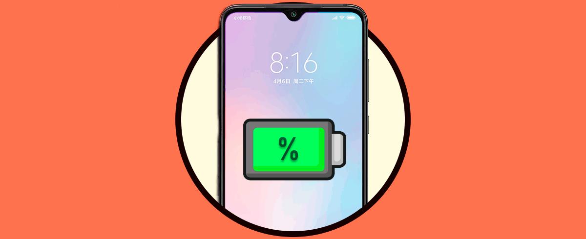 Cómo mostrar porcentaje de batería Xiaomi Mi 9