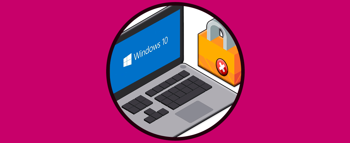 Deshabilitar bloqueo o cerrar sesión en menú inicio Windows 10