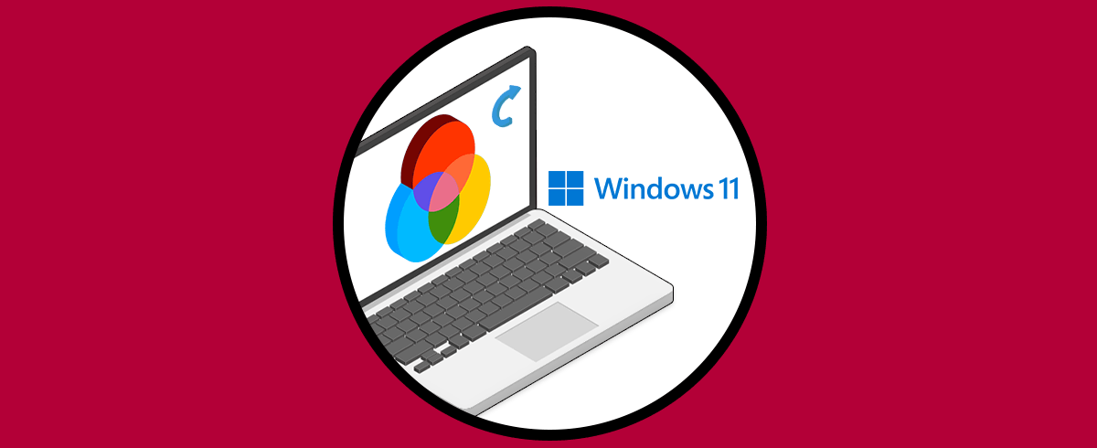 Restablecer Colores de Pantalla Windows 11