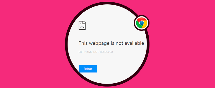 Esta página web no está disponible ERR NAME NOT RESOLVED Chrome