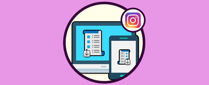 Cómo descargar historial y datos Instagram desde PC y móvil